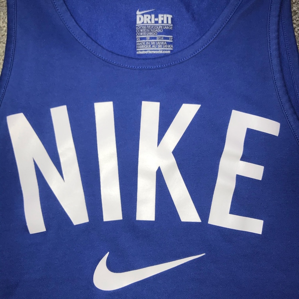 NIKE - Blue Dri-Fit Tank Top
